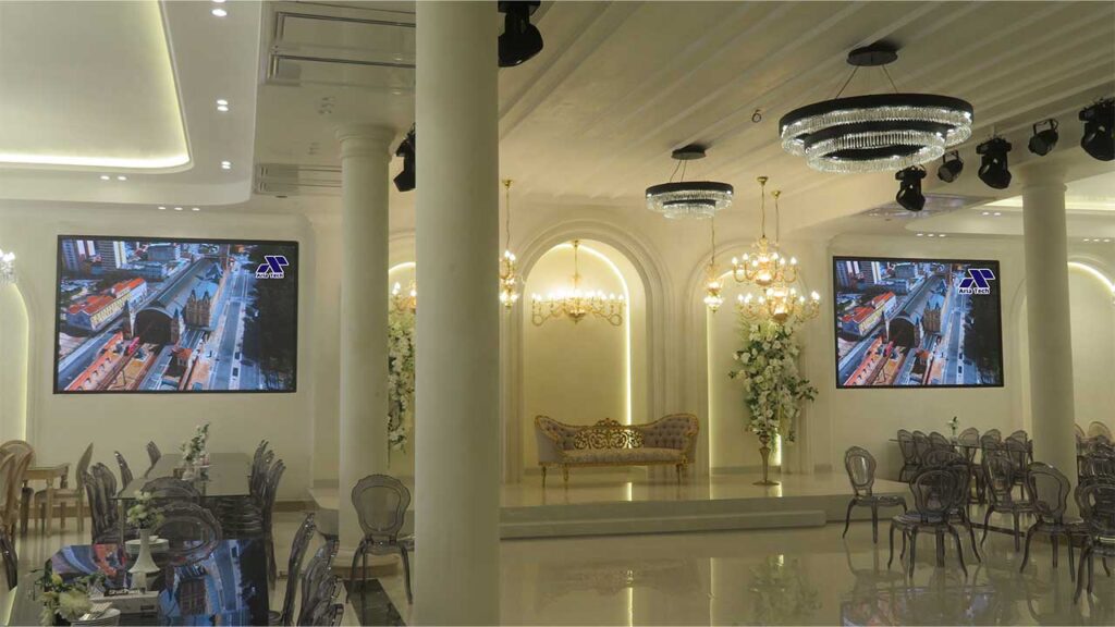 ویدیووال Video Wall آریاتک تالار امیر چالوس