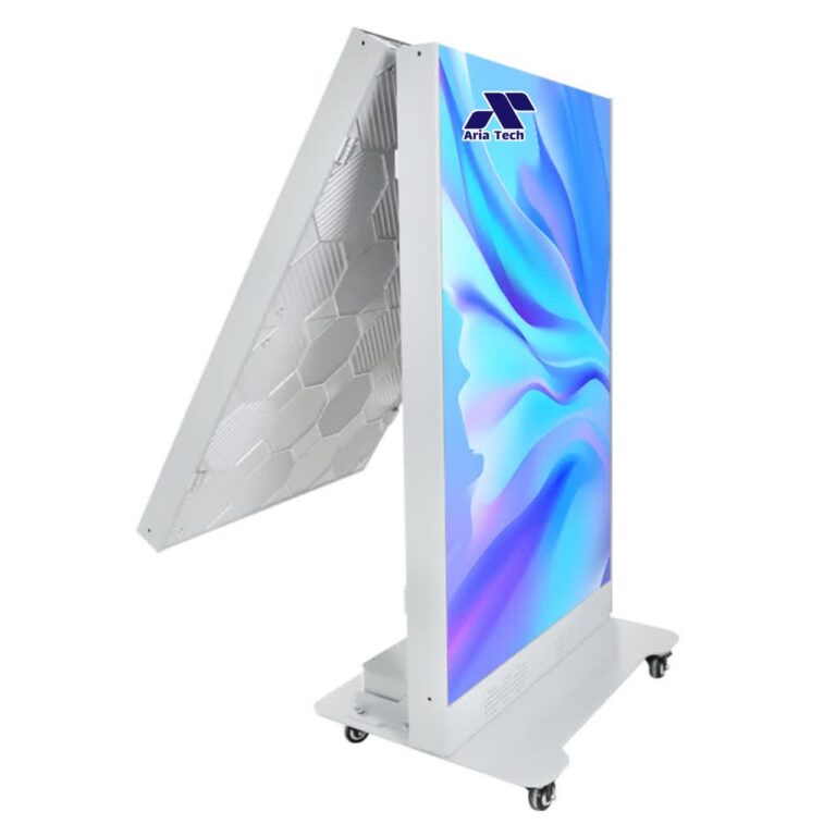 استند دیجیتال قابل جابه‌جایی مناسب برای فروشگاه و فضای اداری