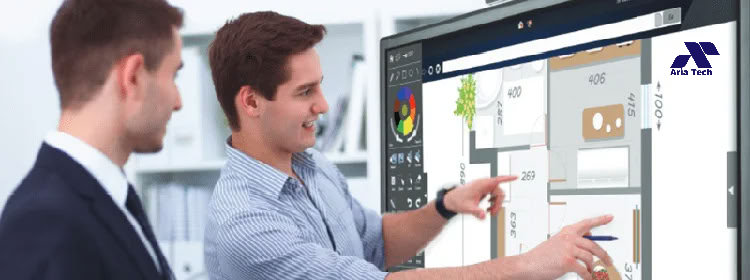 نمایشگر تاچ LED با قابلیت چندلمسی و وضوح بالا