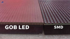 مقایسه تصویری تفاوت GOB و SMD در نمایشگرهای LED